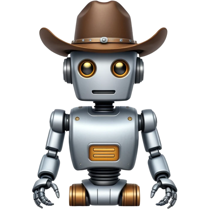 robotic cowboy emoji