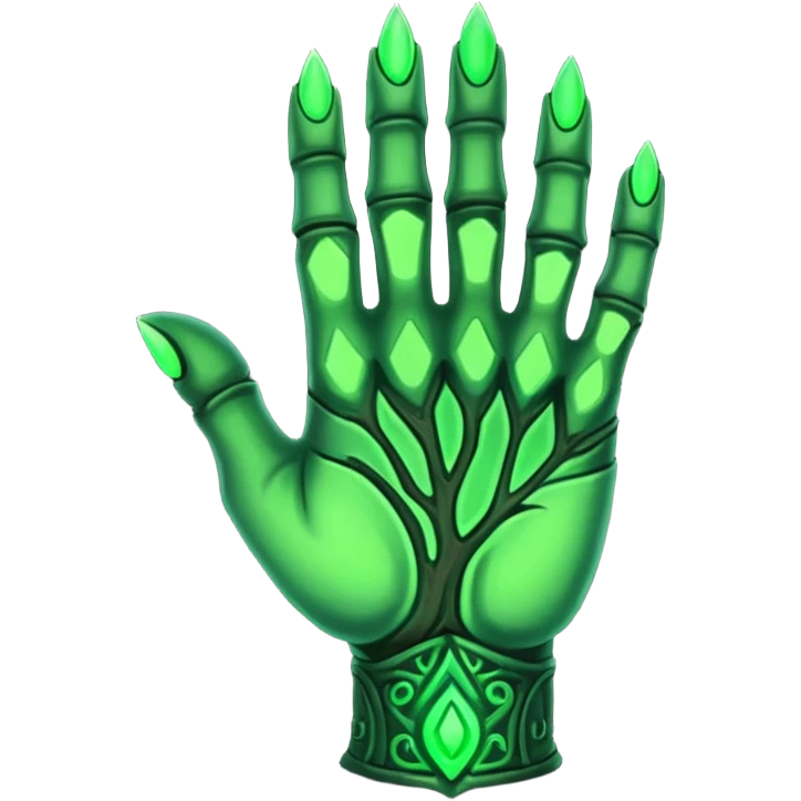 green hand icon from Skyrim emoji