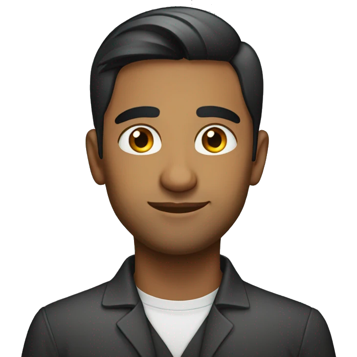 Young 30 year old professional indian male emoji