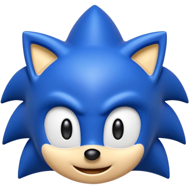Crie um emoji iPhone do Sonic com expressão de raiva e felicidade entre outros emoji