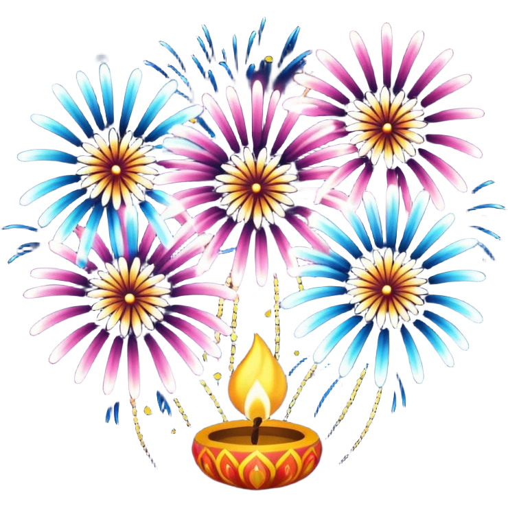 diwali fire works emoji