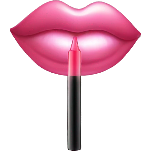 Lip gloss emoji emoji