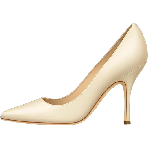 Cream Heels Manolo blahnik  emoji