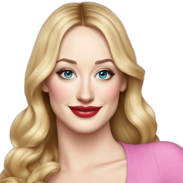 Beth behrs and Kat dennings emoji