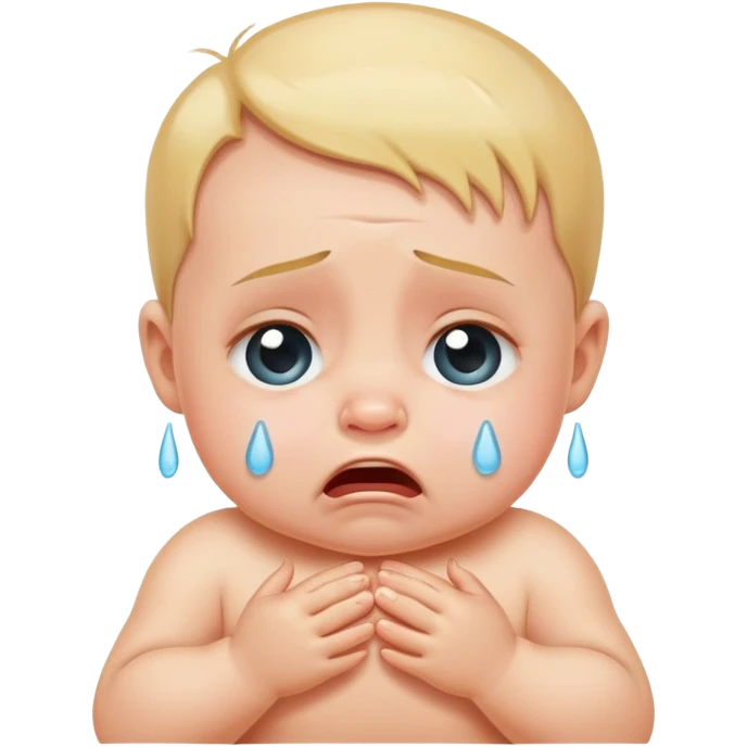 crying baby emoji