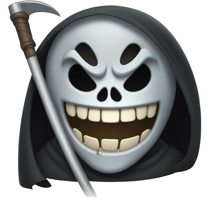 Laughing grim reaper  emoji