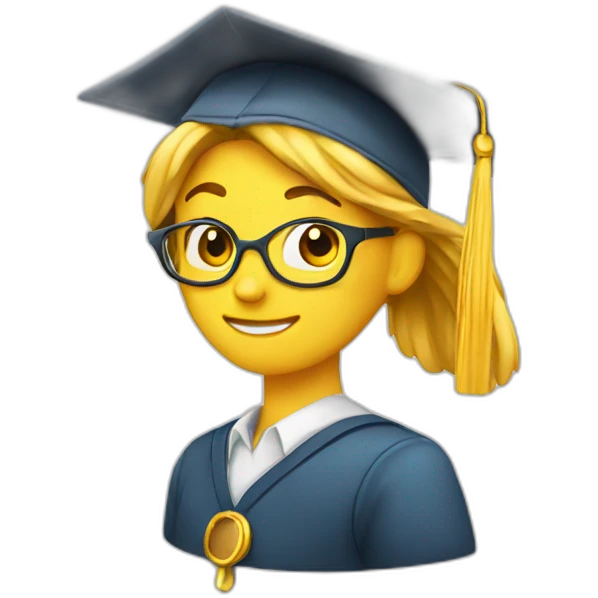 Student scholarship emoji