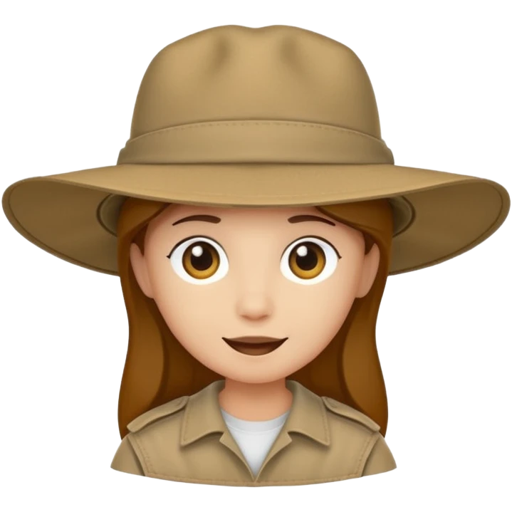 just safari hat no head emoji