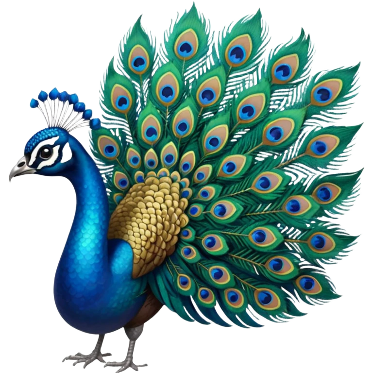 Peacock single Features  emoji