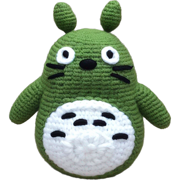Crochet totoro emoji