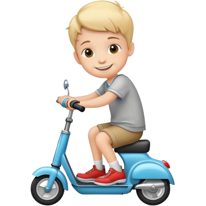 Kid with scooter emoji