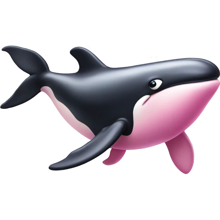Pink killer whale  emoji