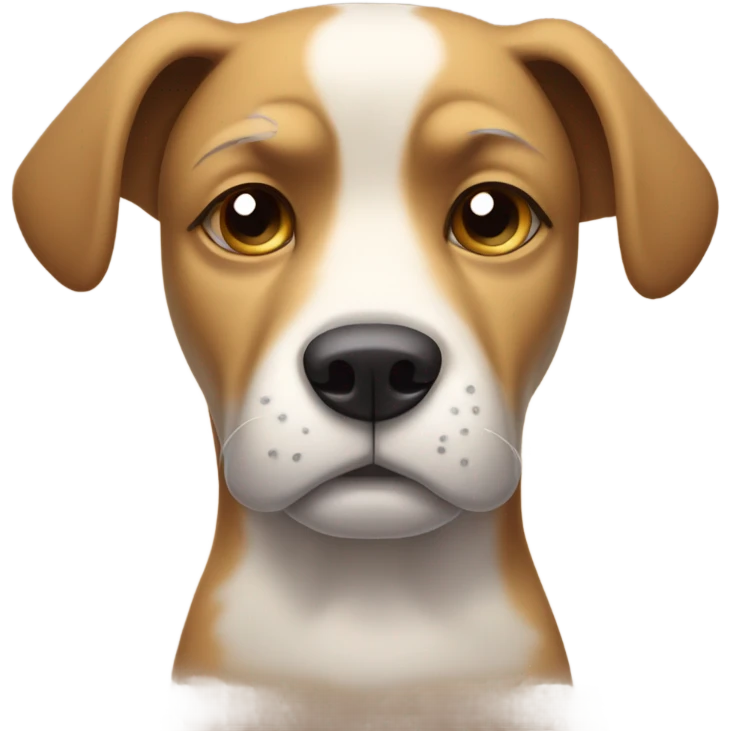 Dog crying  emoji