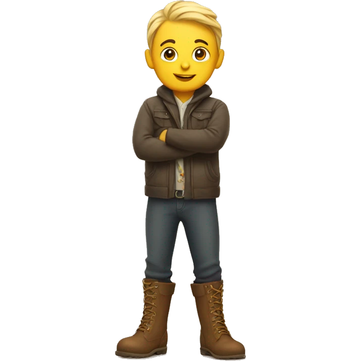 Dear wearing boots  emoji