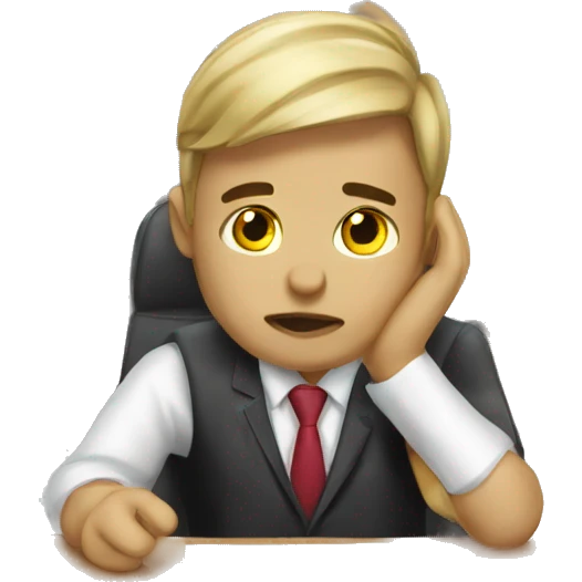 boring office job emoji