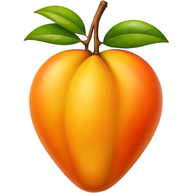 Square mango emoji