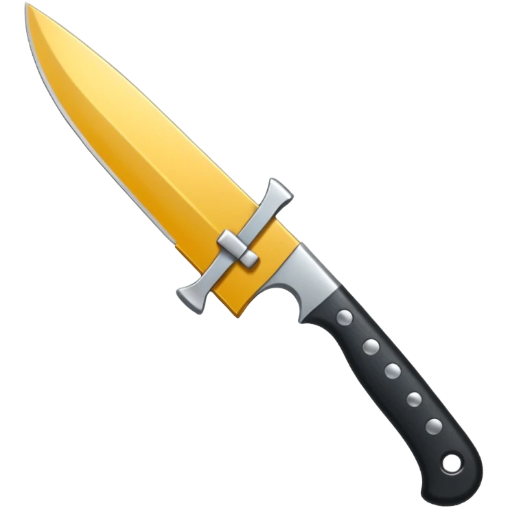 knife with little bows around it emoji