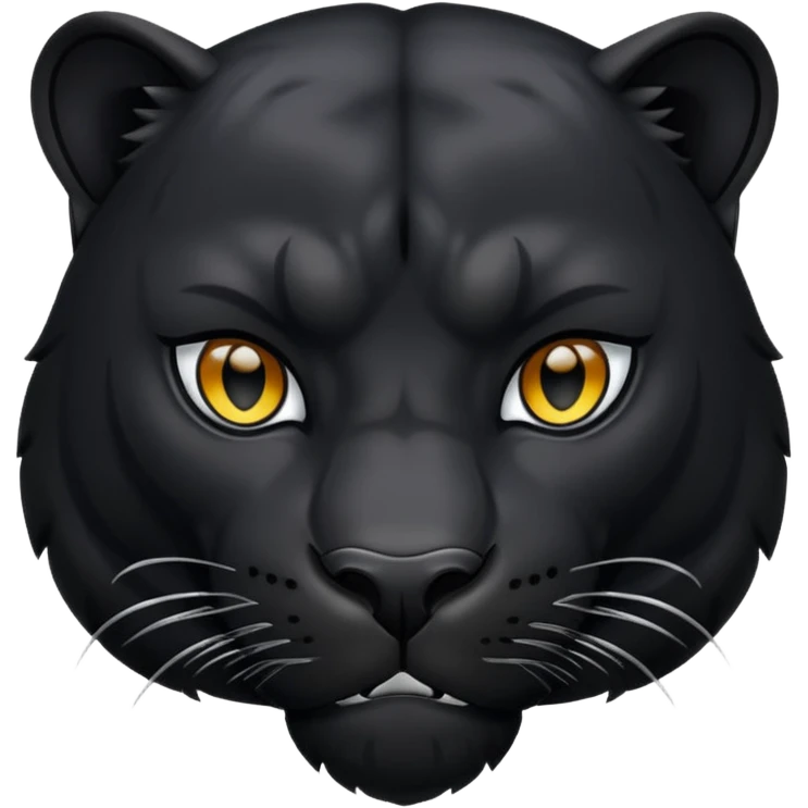 Una pantera emoji