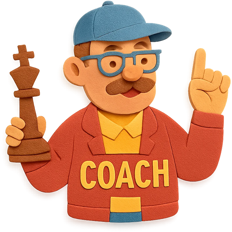 a chess coach emoji