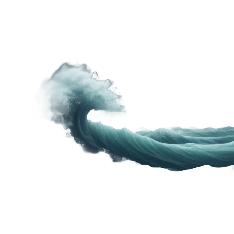 storm and calm weather on the sea emoji
