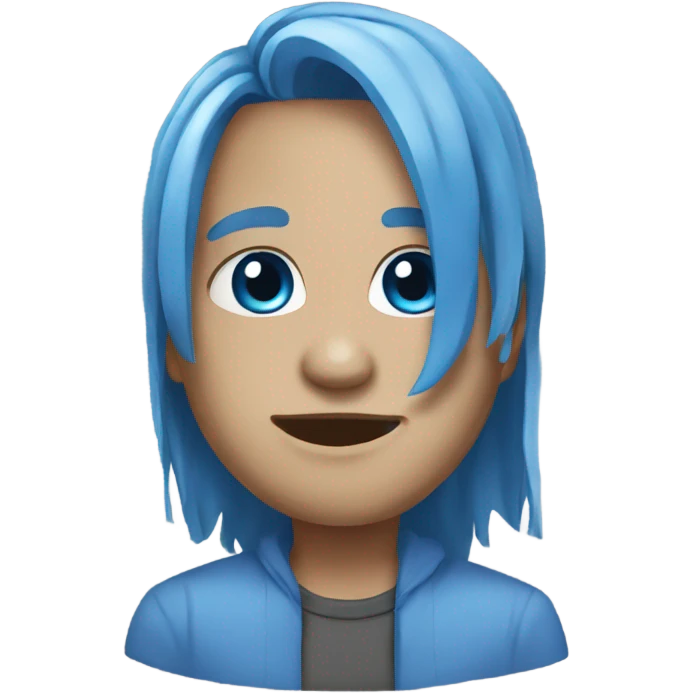 blue emoji