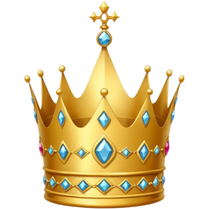 an  old crown in a glass showcase emoji