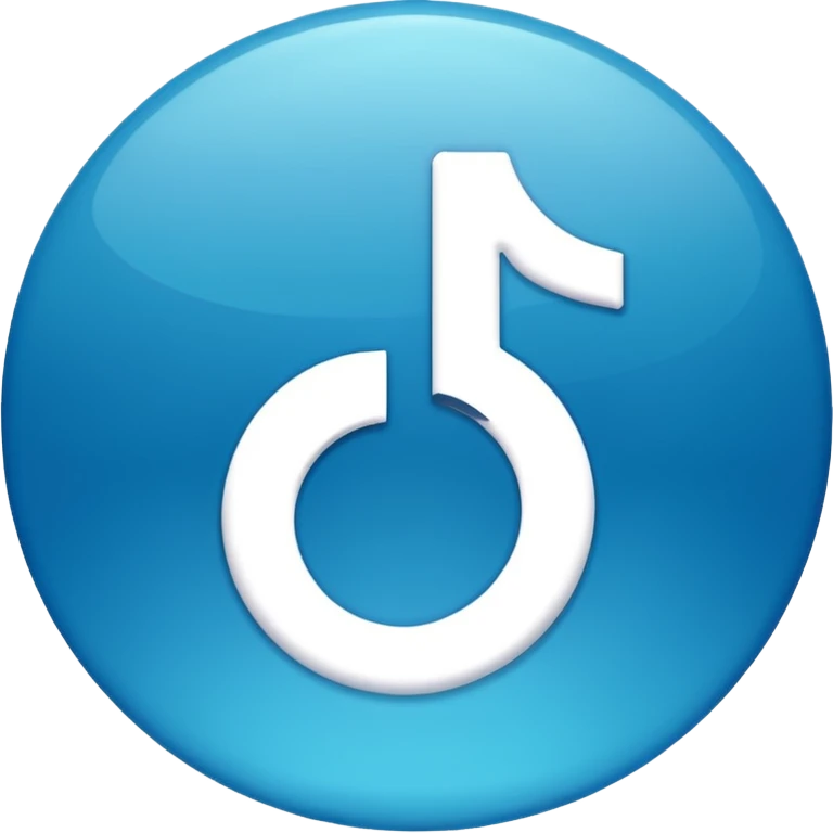 TikTok mavi tik emoji