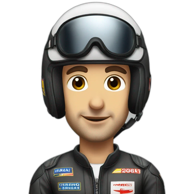 The french pilot Johann Zarco emoji
