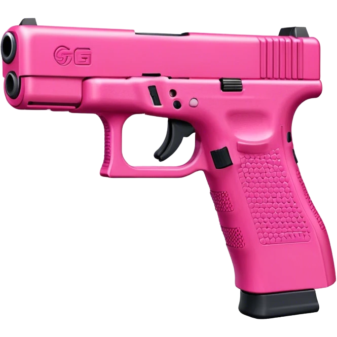 pink Glock 19 emoji