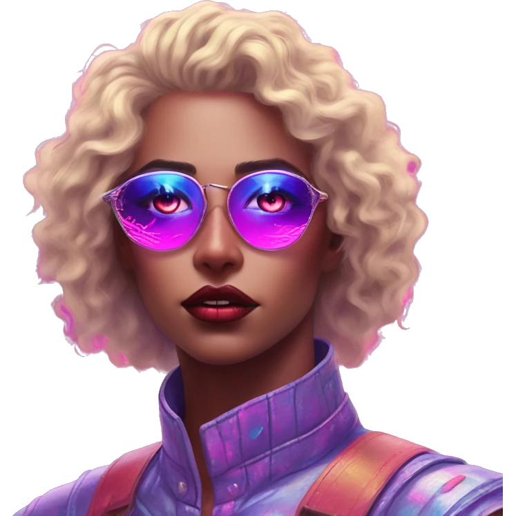 Synthwave Pelle in fantasy style, oil paint, epic eyes, intricate lips, exquisite pose, beautiful, desirable, logical, Midsommar  emoji