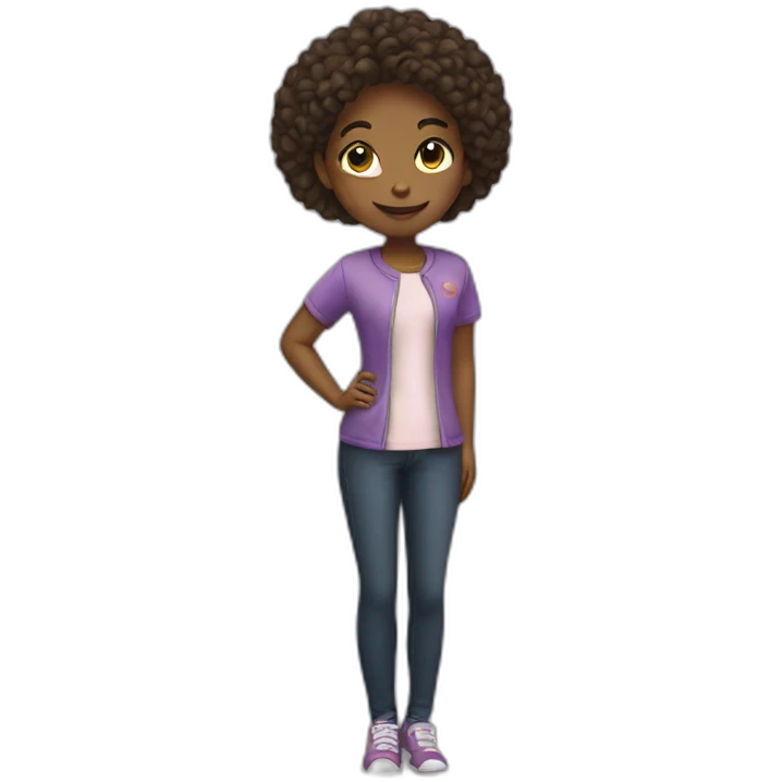 Girl salute emoji