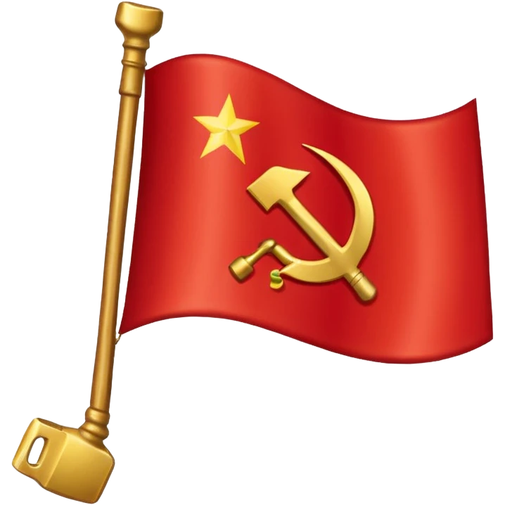 Communism flag  emoji
