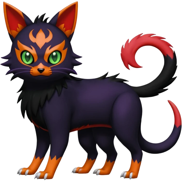 Noibat-Nargacuga-Litten-Torracat-fusion-Fakemon-Pokémon-creature  emoji