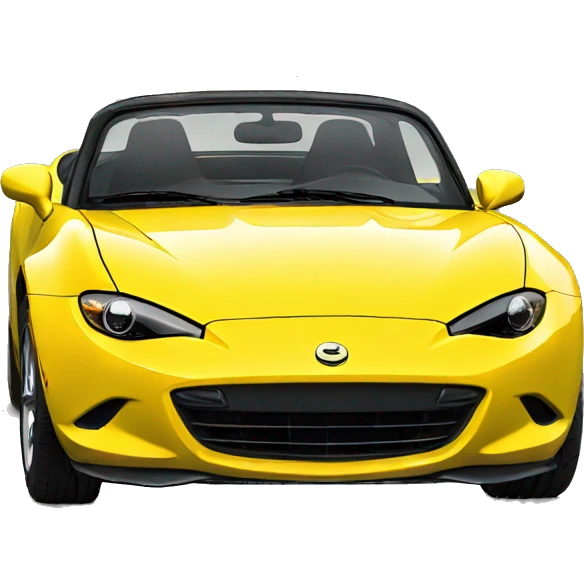 Miata yellow emoji