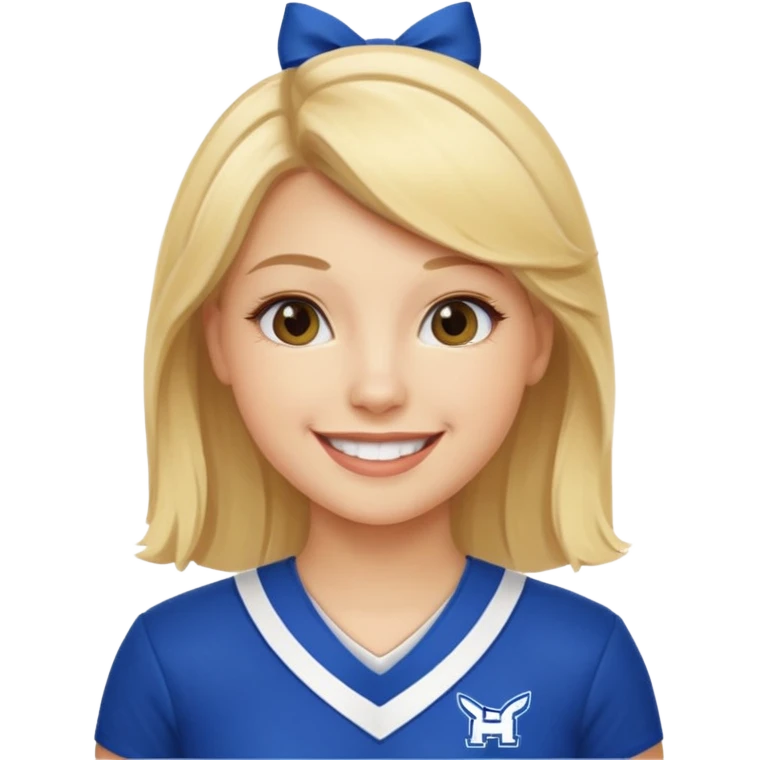 football cheerleader emoji