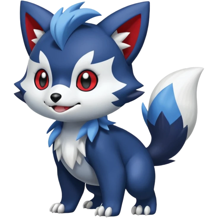 Oshawott-Zoroark-Meowstic-fusion emoji