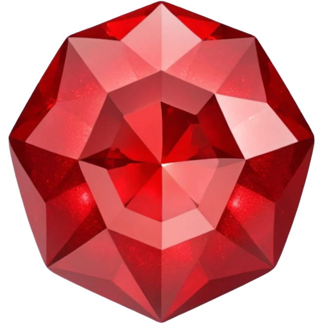 gem glitter red emoji