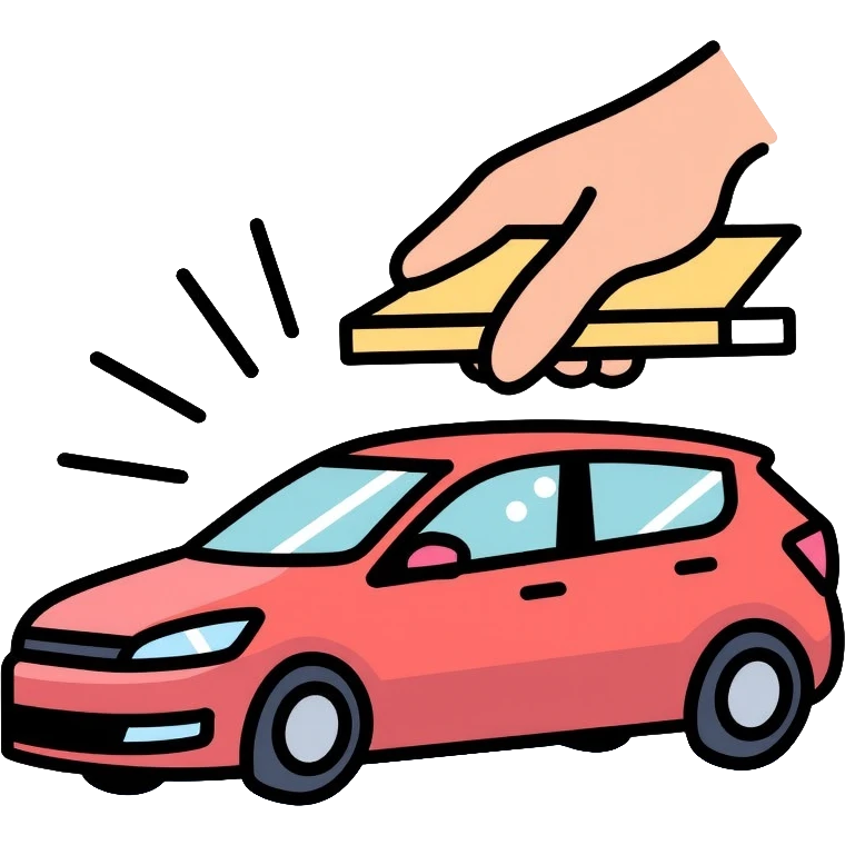 installing vibration dampening material in car, sound insulation layer application emoji