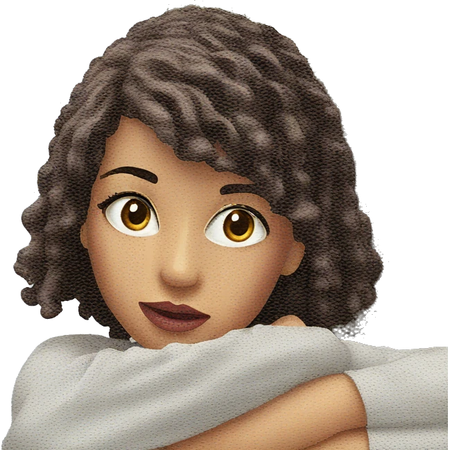 shy gaze portrait pose emoji