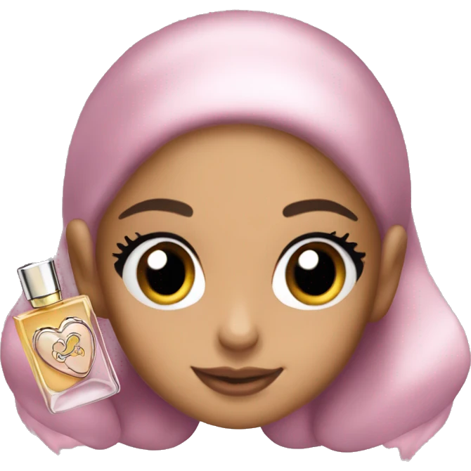 ARIANA GRANDE WITH PERFUME emoji
