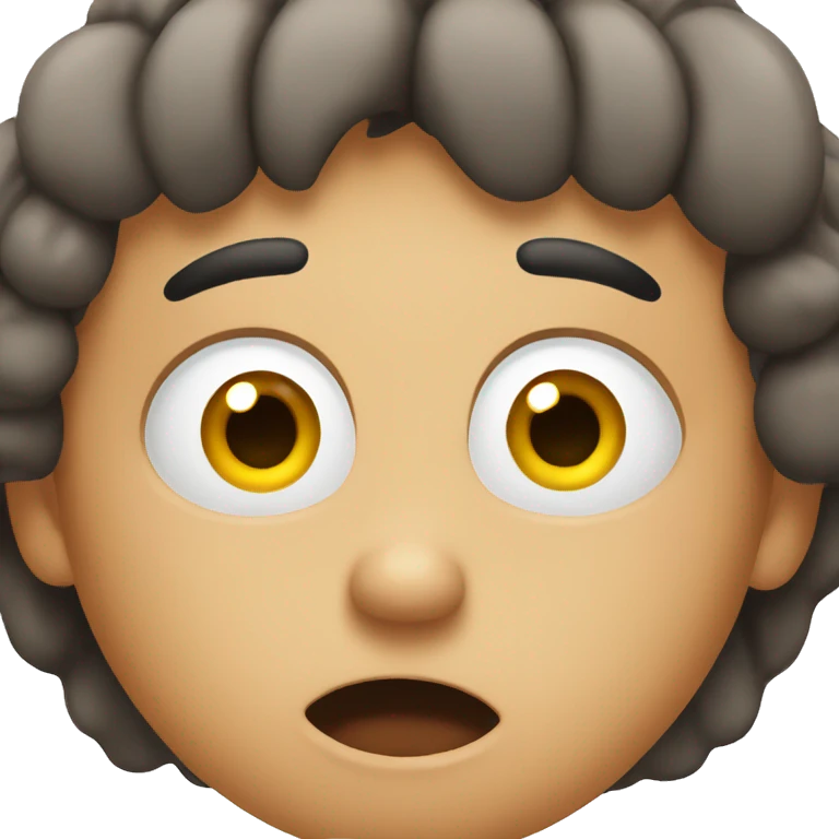 A shocked person emoji