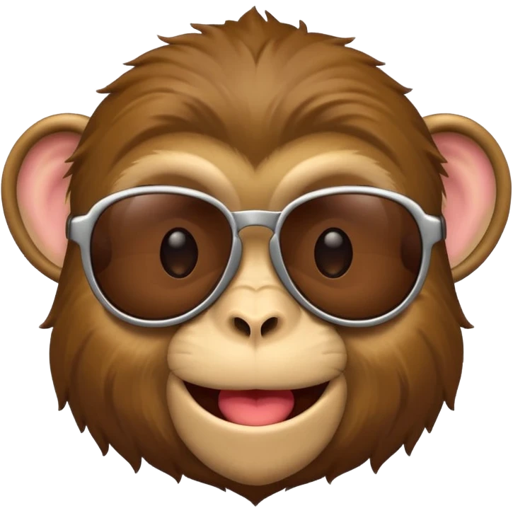monkey wearing sunglasses emoji