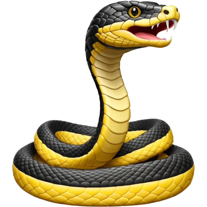 King cobra front facing emoji