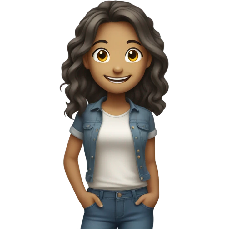 Just girl  emoji