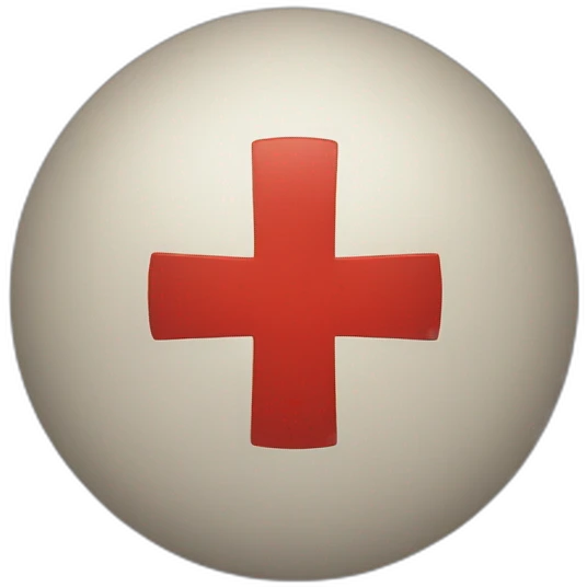 A red cross emoji