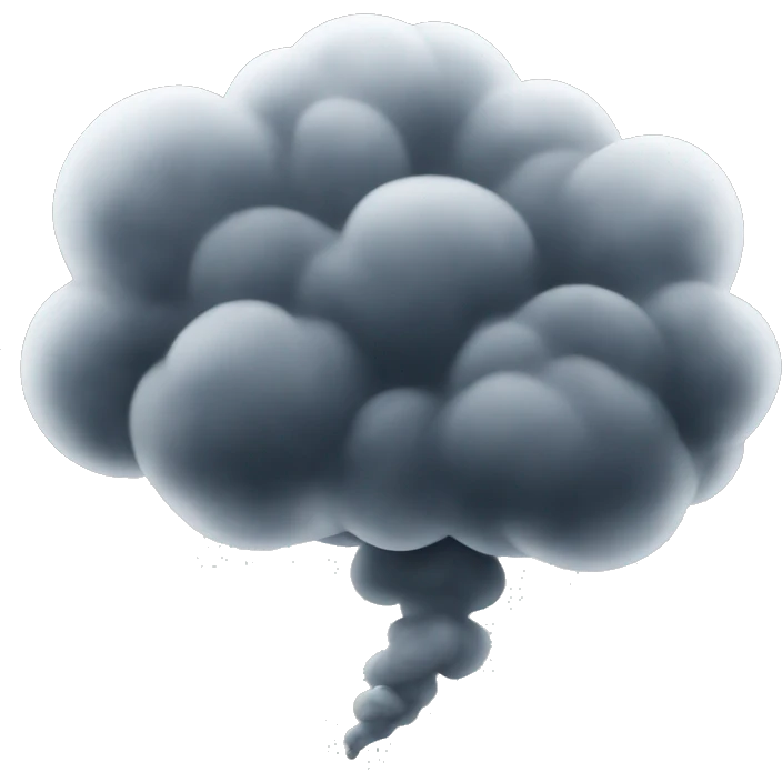 Smoke cloud  emoji