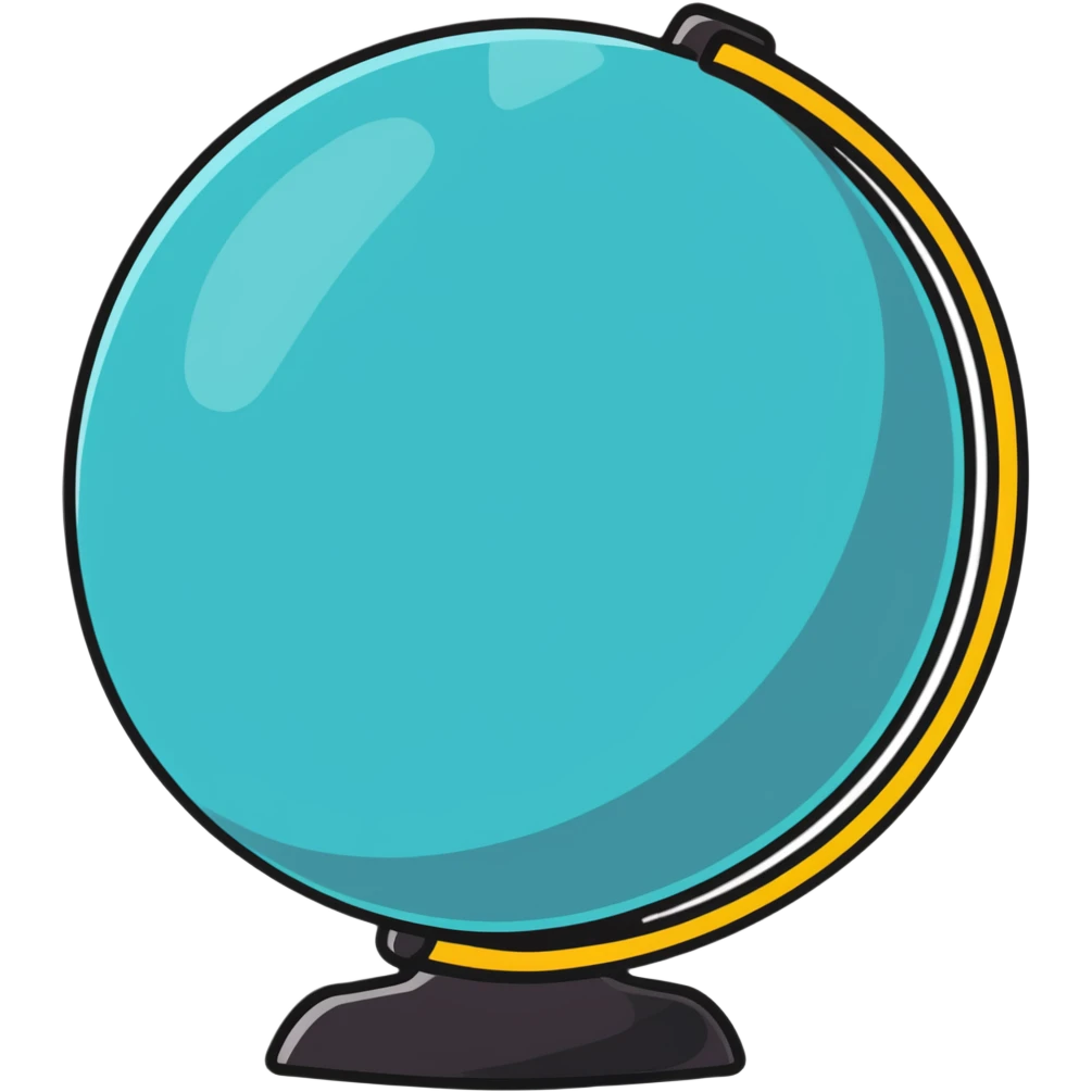 cartoonish globe sweating with high temperature emoji