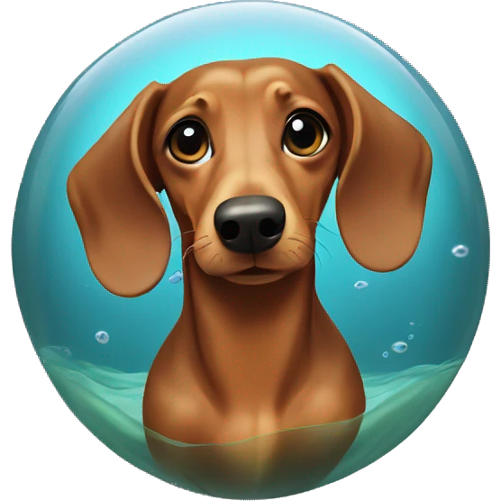 dachshund swimming  emoji