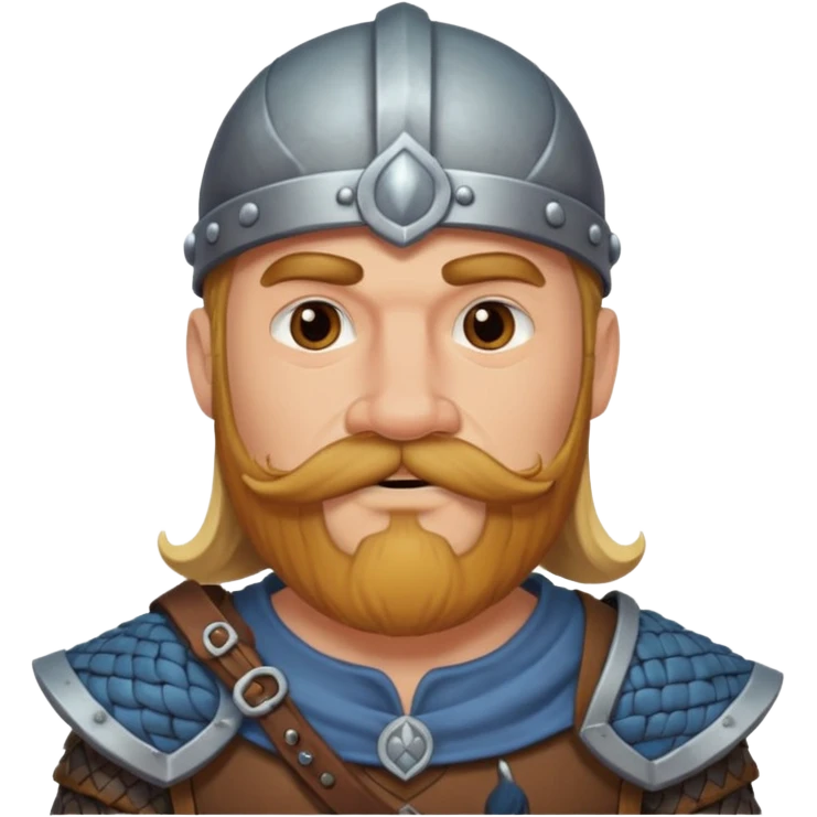 viking raider with only mustache emoji
