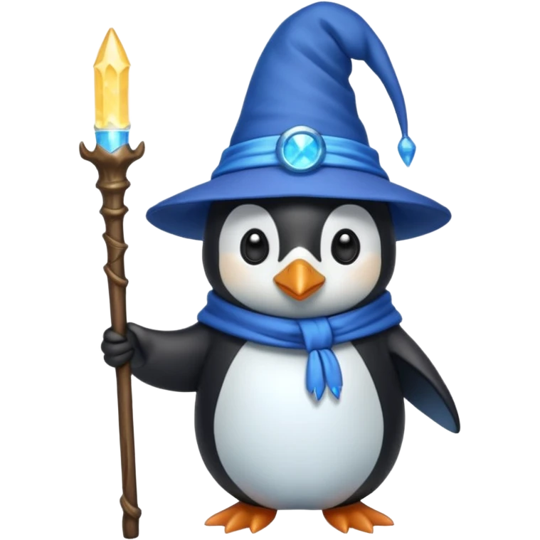 Penguin Wizard emoji